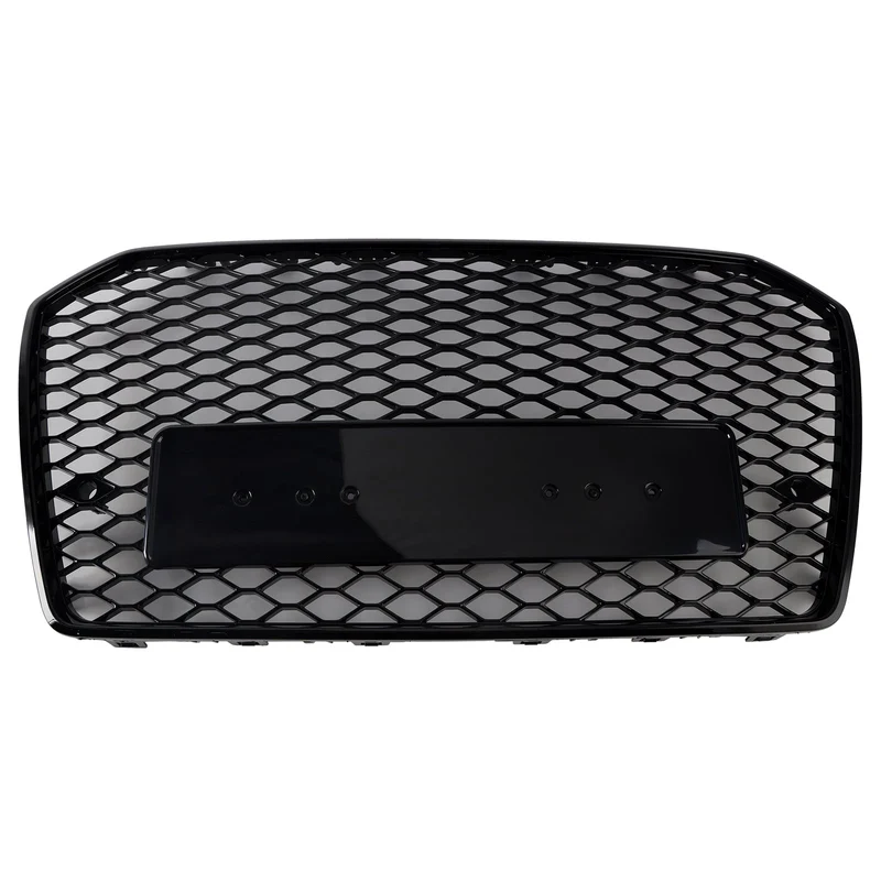 Calandre Style RS6 Nid Abeille Audi A6 S6 C7 2016-2018 Noir