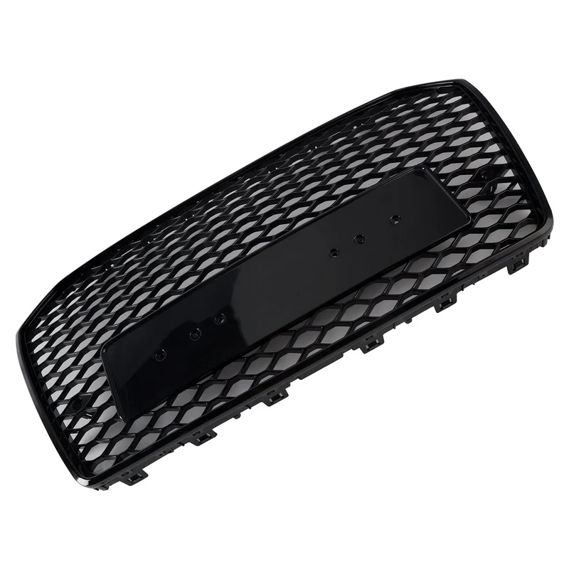 Calandre Style RS6 Nid Abeille Audi A6 S6 C7 2016-2018 Noir