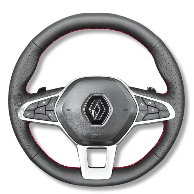 Couvre Volant Clio 5 Cuir Surpiqué