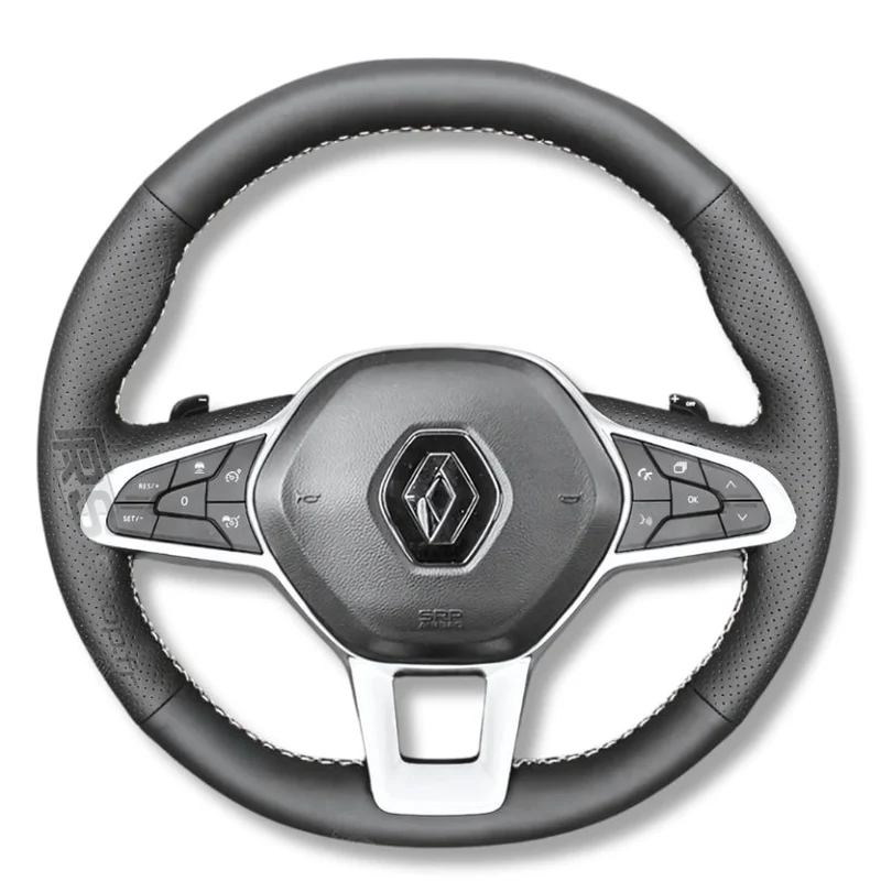 Couvre Volant Clio 5 Cuir Surpiqué