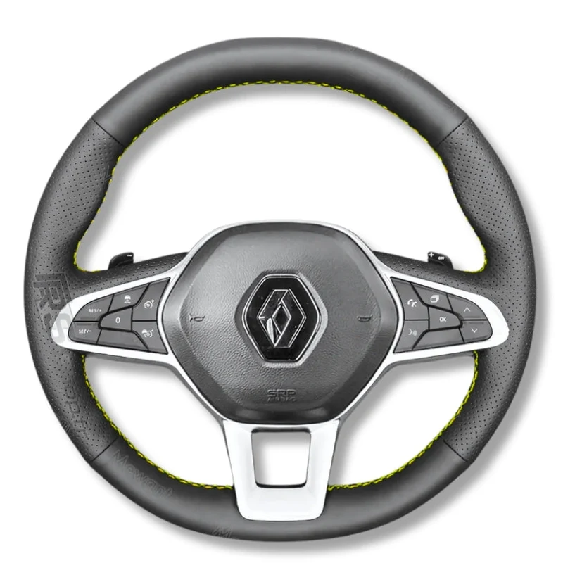Couvre Volant Clio 5 Cuir Surpiqué