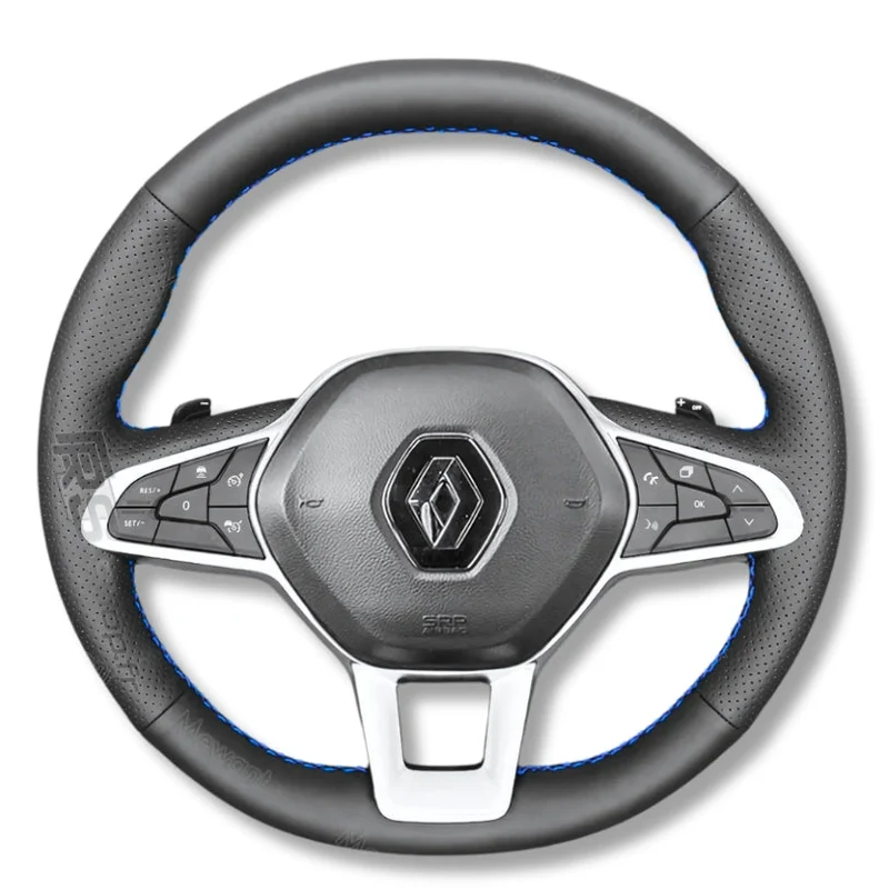 Couvre Volant Clio 5 Cuir Surpiqué