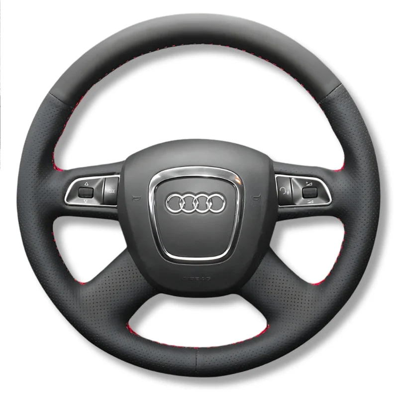 Couvre Volant Audi B7 4 Branches Cuir