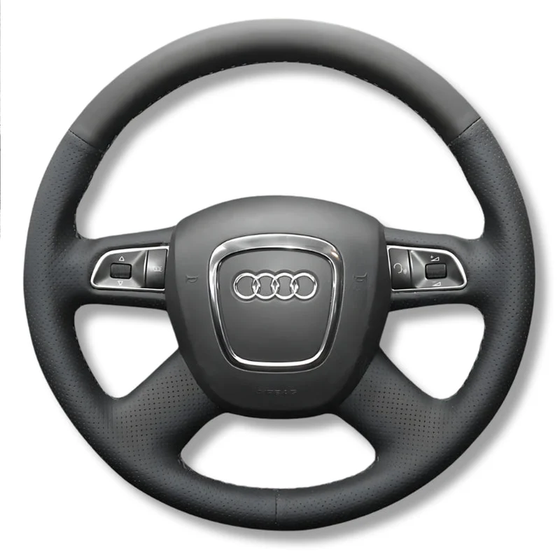 Couvre Volant Audi B7 4 Branches Cuir