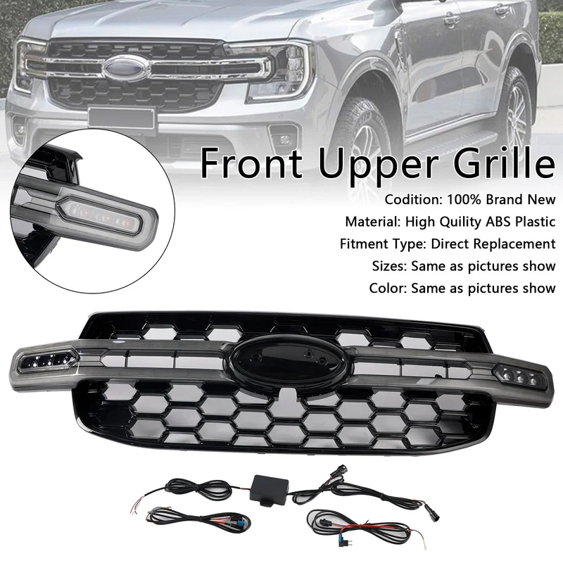 Grille Calandre Ford Ranger Everest Wildtrak 2023-2024 LED
