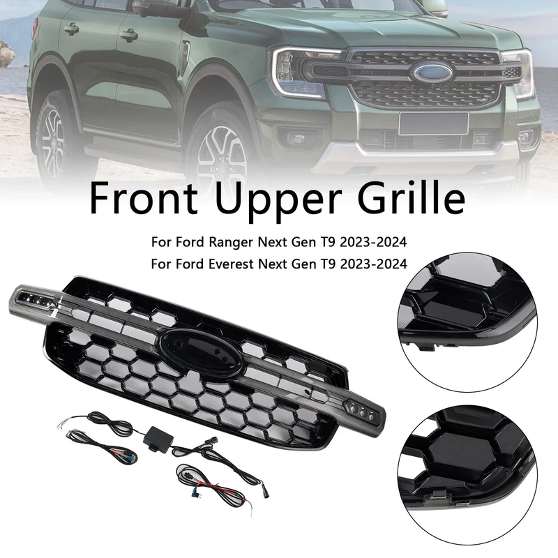 Grille Calandre Ford Ranger Everest Wildtrak 2023-2024 LED