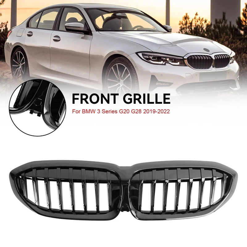 Grille Calandre ABS Noir Brillant BMW Série 3 G20 G28 2019-2020