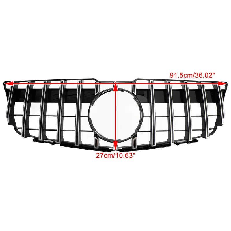 Grille Supérieure GT Mercedes GLK X204 2008-2012