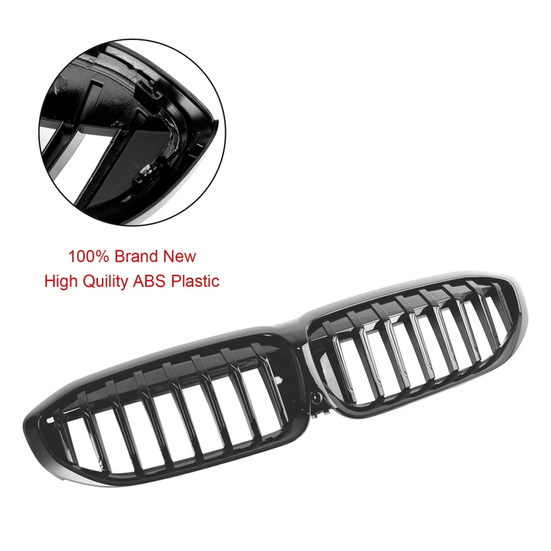 Calandre Avant Noire ABS BMW Série 3 G20 G28 2019-2020 51138072085