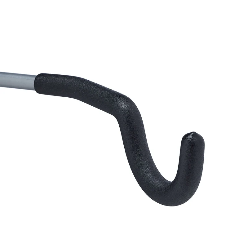 Support mural pliable pour vélo gain de place 38 x 20 x 10 cm design contemporain appartement en métal noir 13_0011989
