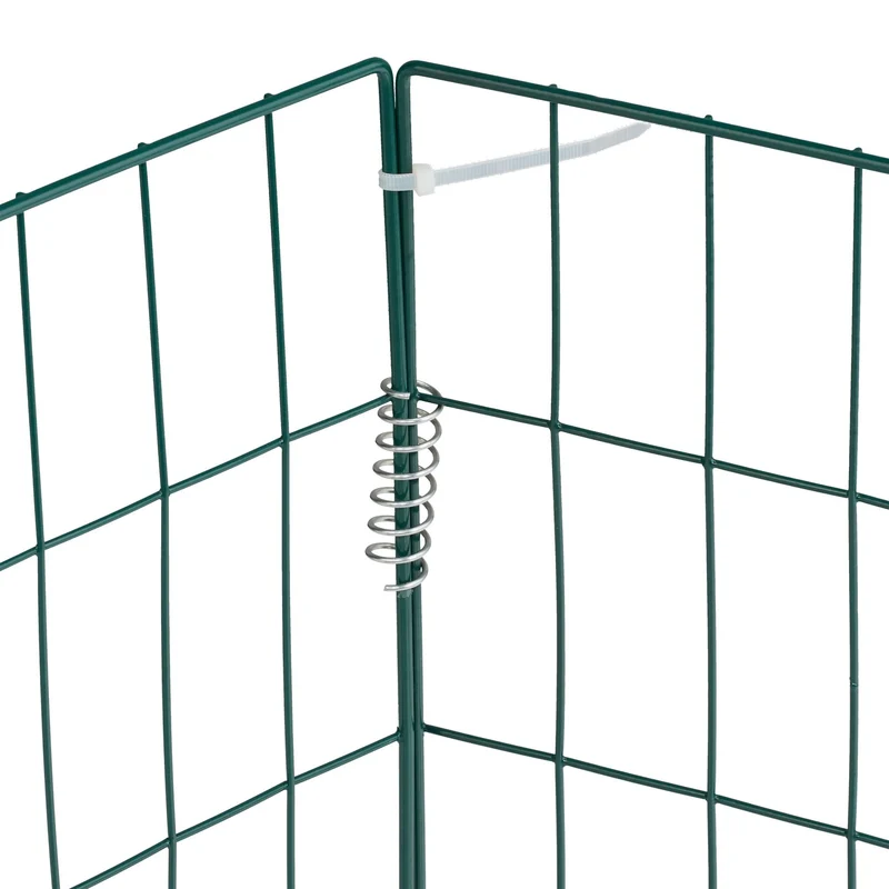 Lot de 2 composteurs de jardin spacieux en acier noir avec circulation de l'air optimale 13_0016632