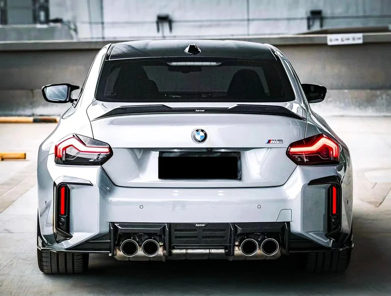 Garnitures Pare-Chocs Arrière Fibre Carbone BMW G87 M2