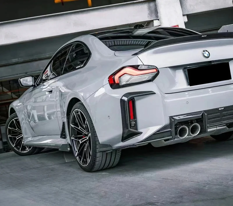 Garnitures Pare-Chocs Arrière Fibre Carbone BMW G87 M2