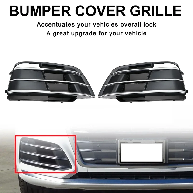 Grille Calandre Pare-Choc Audi Q5 SQ5 S-Line 2018-2022 Noir