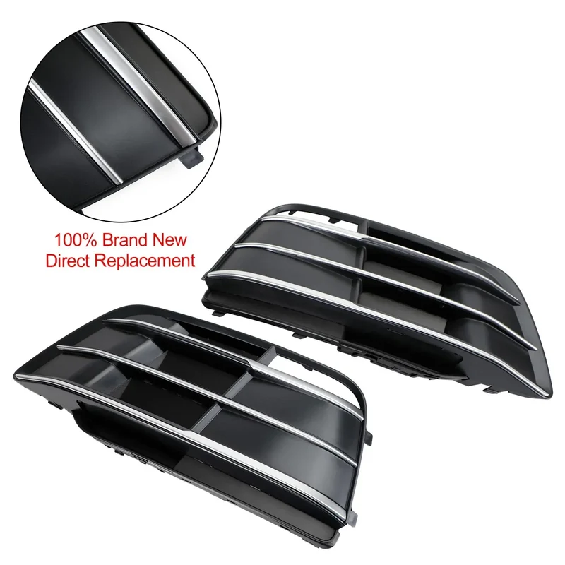 Grille Calandre Pare-Choc Audi Q5 SQ5 S-Line 2018-2022 Noir