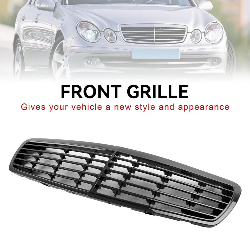 Calandre Avant Noir Brillant Mercedes Classe E W211 2002-2006