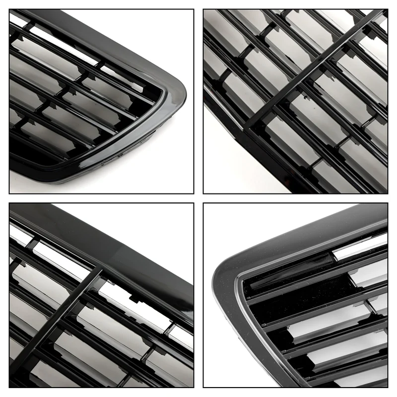Calandre Avant Noir Brillant Mercedes Classe E W211 2002-2006