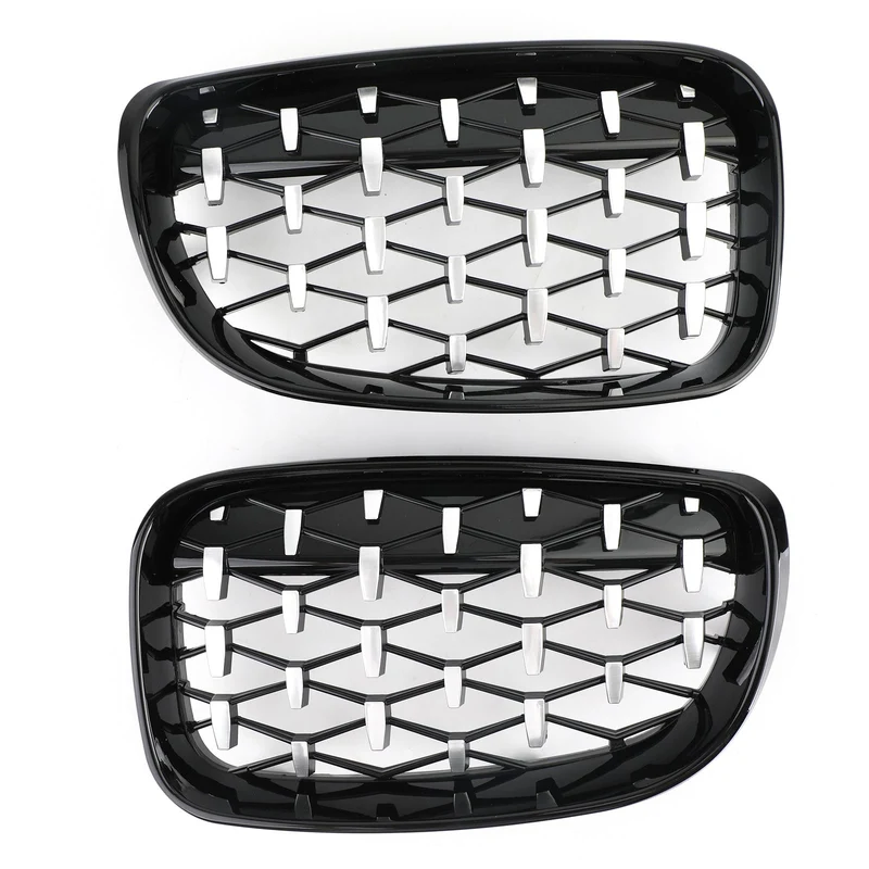Grille Avant BMW Série 1 E81 E87 E82 E88 2008-2012 Noir Chrome