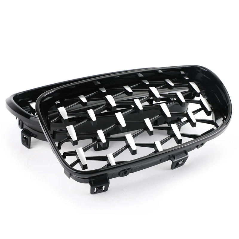 Grille Avant BMW Série 1 E81 E87 E82 E88 2008-2012 Noir Chrome
