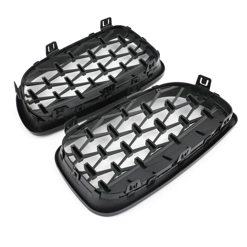 Grille Avant BMW Série 1 E81 E87 E82 E88 2008-2012 Noir Chrome