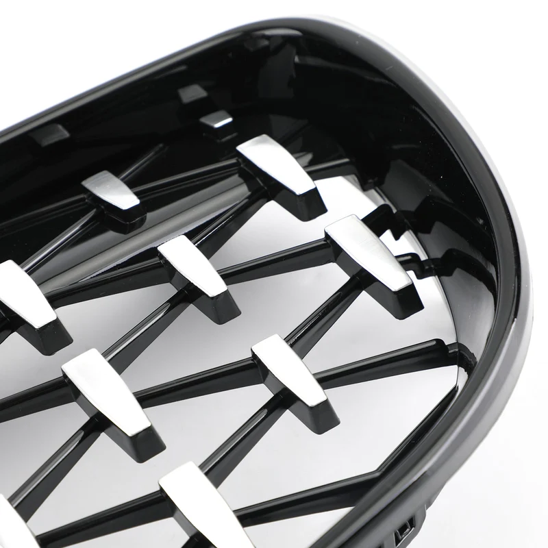 Grille Avant BMW Série 1 E81 E87 E82 E88 2008-2012 Noir Chrome