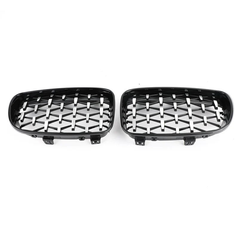 Grille Avant BMW Série 1 E81 E87 E82 E88 2008-2012 Noir Chrome