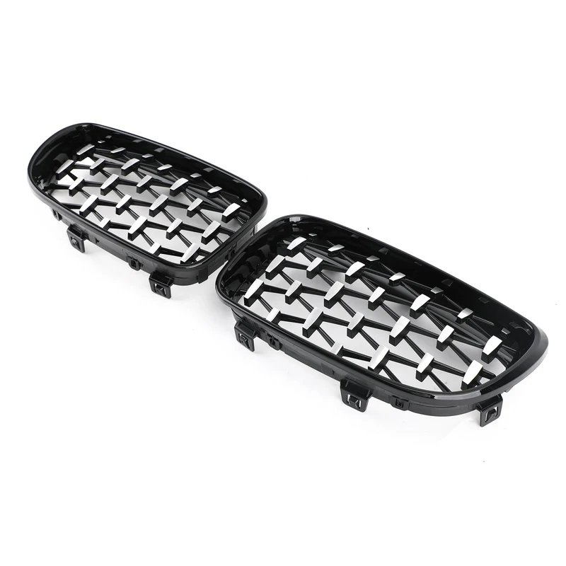 Grille Avant BMW Série 1 E81 E87 E82 E88 2008-2012 Noir Chrome