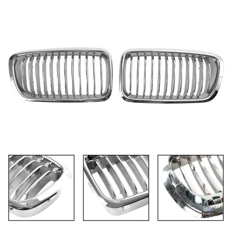 Calandre avant chromée BMW Série 7 E38 1994-2001 2 pièces