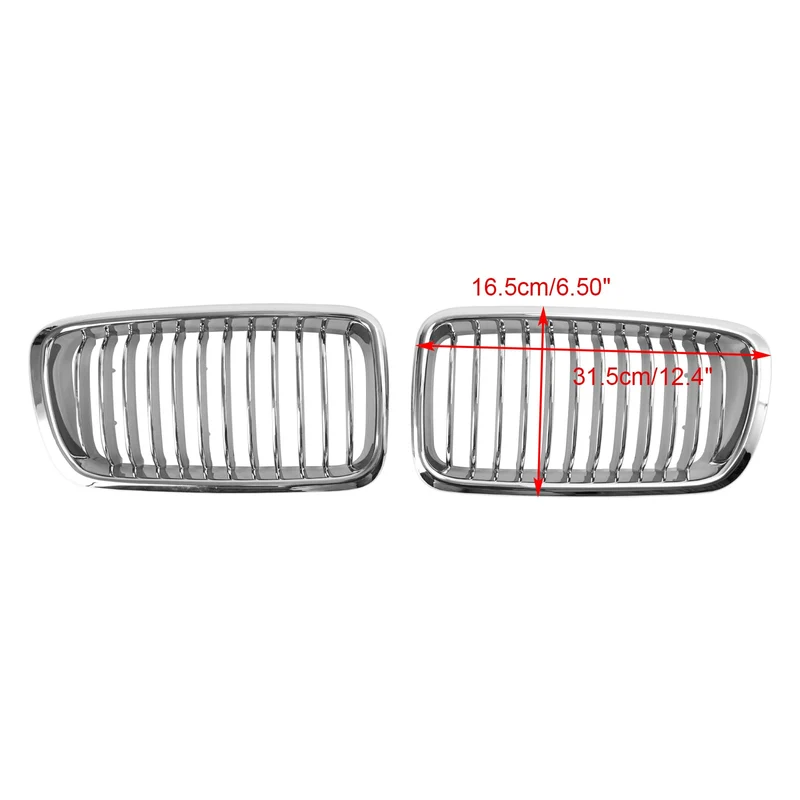 Calandre avant chromée BMW Série 7 E38 1994-2001 2 pièces