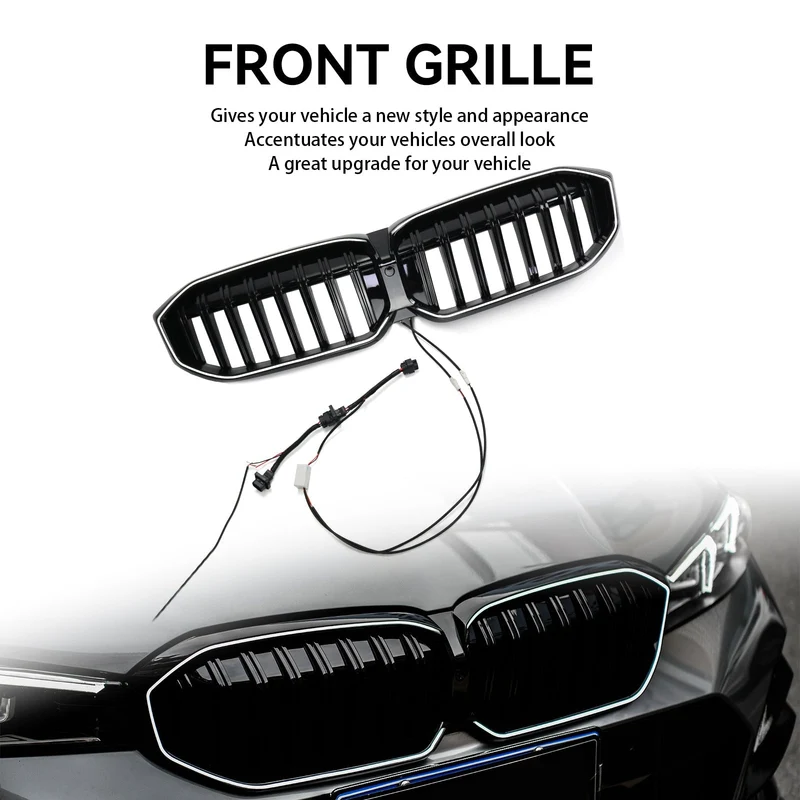 Grille Calandre Noir Brillant BMW Série 3 G20 G28 2023-2024