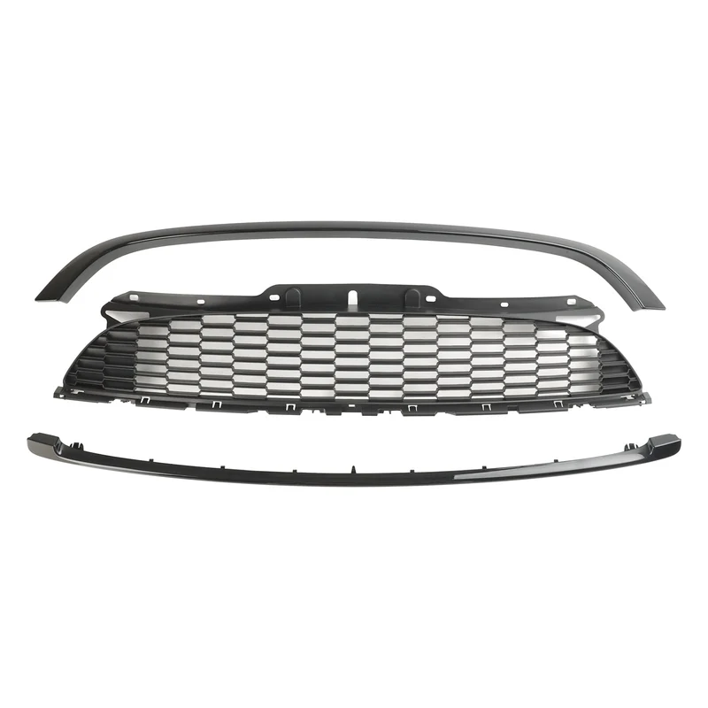 Calandre JCW noir brillant Mini Cooper S R55-R59 3 pièces