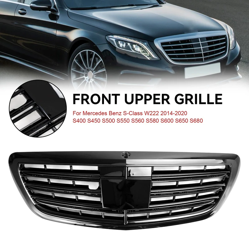 Calandre Supérieure Style Maybach Mercedes Classe S W222 2014-2020
