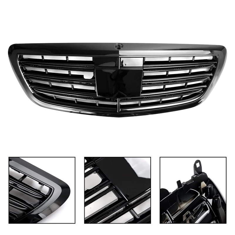 Calandre Supérieure Style Maybach Mercedes Classe S W222 2014-2020
