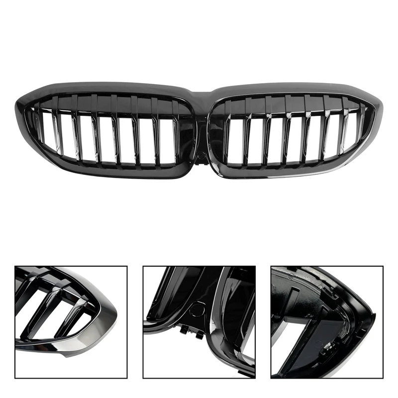 Grille Calandre Avant Noire ABS BMW Série 3 G20 G28