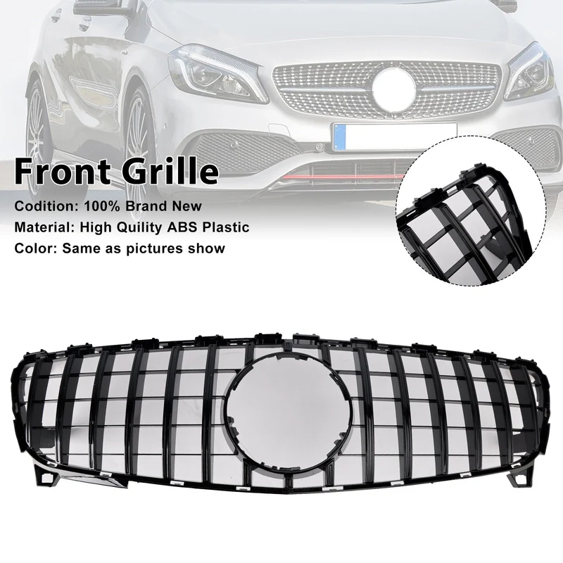 Grille Pare-Chocs Avant Style GTR Mercedes Classe A W176 2016-2018