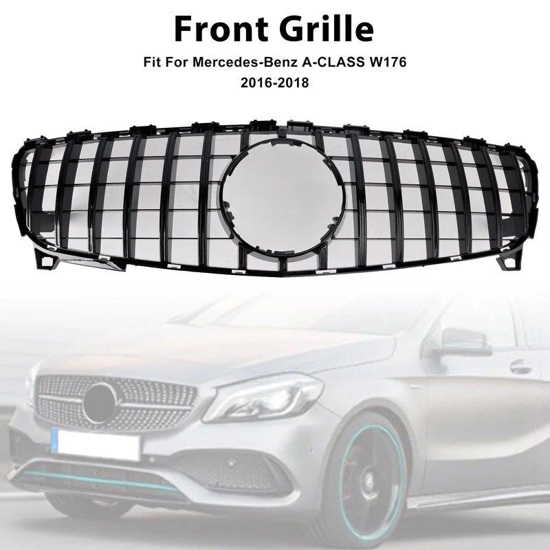 Grille Pare-Chocs Avant Style GTR Mercedes Classe A W176 2016-2018