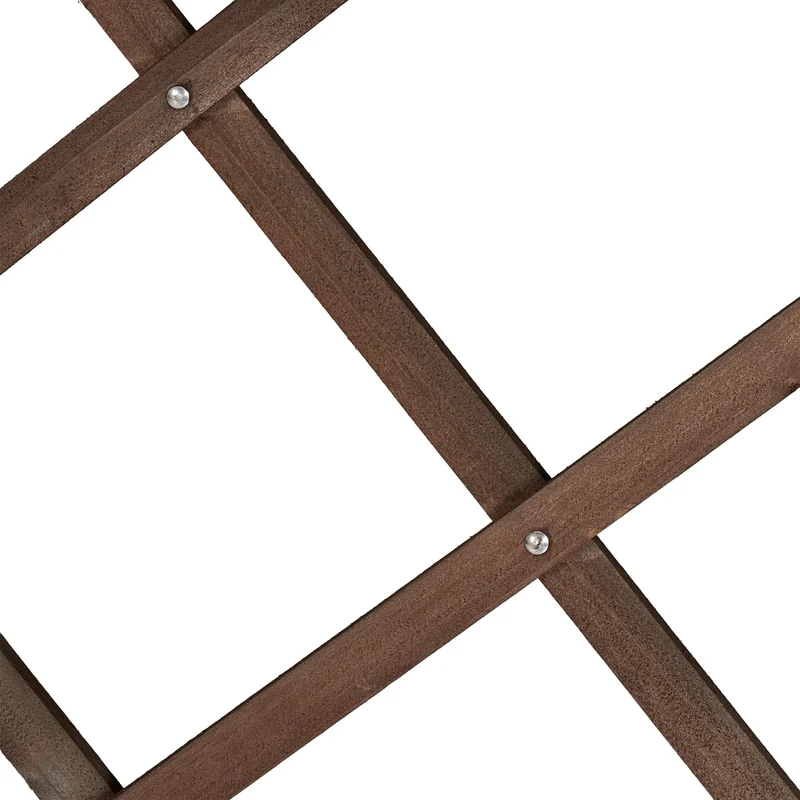 Lot de 3 tuteurs extensibles pour plantes grimpantes jardin 70 x 15 x 3 cm en bois sapin marron 13_0015287