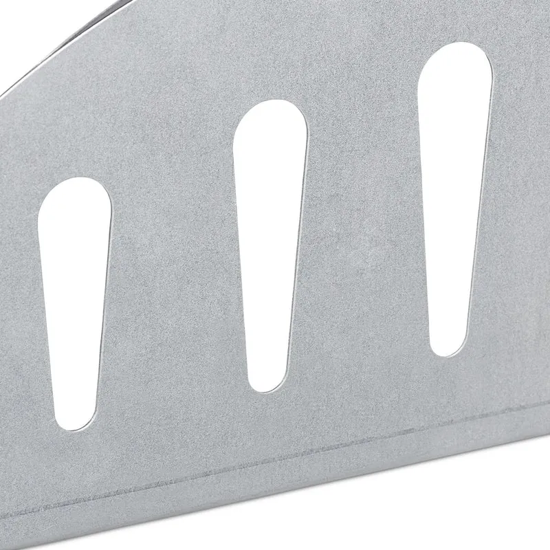 Lot de 2 paniers à charbon pour barbecue cuisson directe et indirecte en acier noir 13_0010776