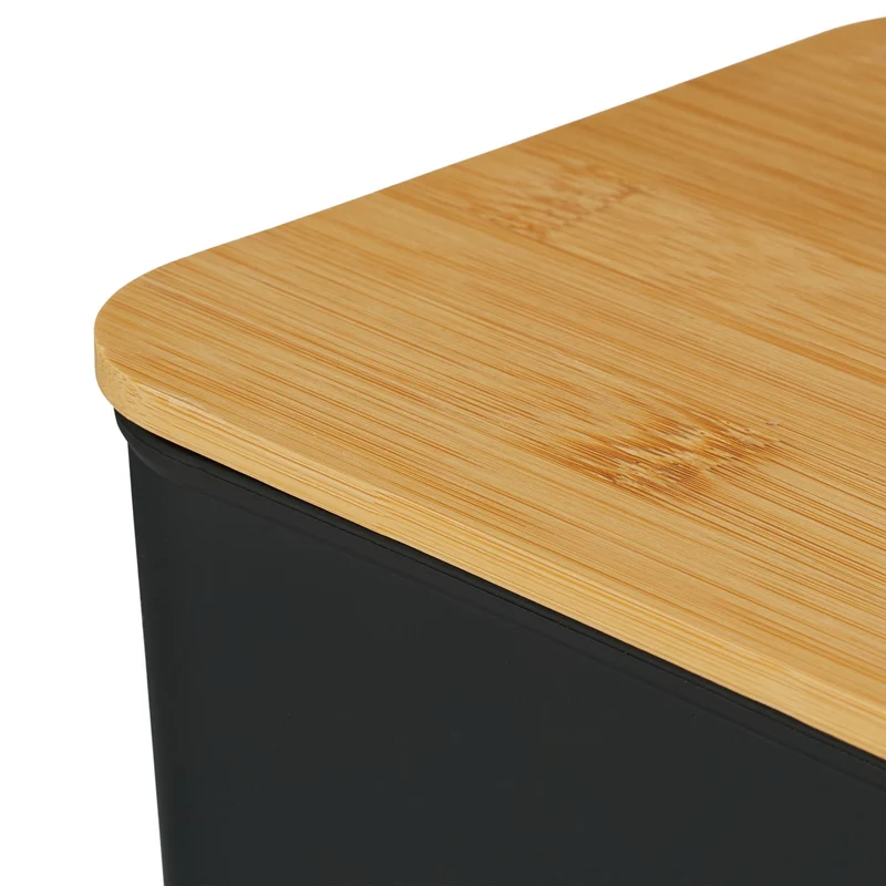 Lot de 2 bacs de rangement pratique empilables salle de bain bureau 16 x 26 x 17,5 cm en plastique naturel 13_0016851