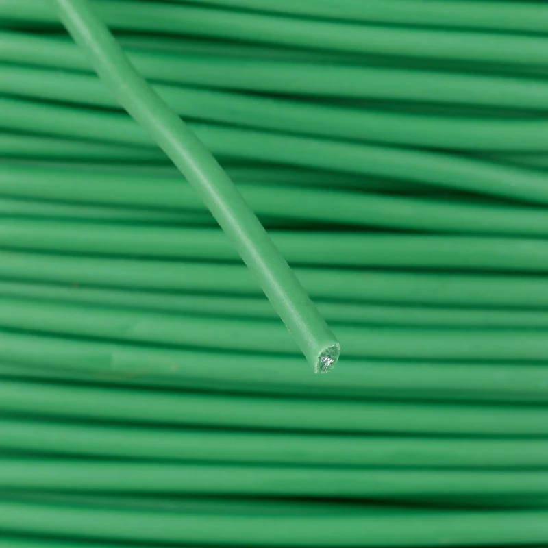 Lot de 10 rouleaux de fil de fer pour jardinage 10 m en plastique vert 13_0015513