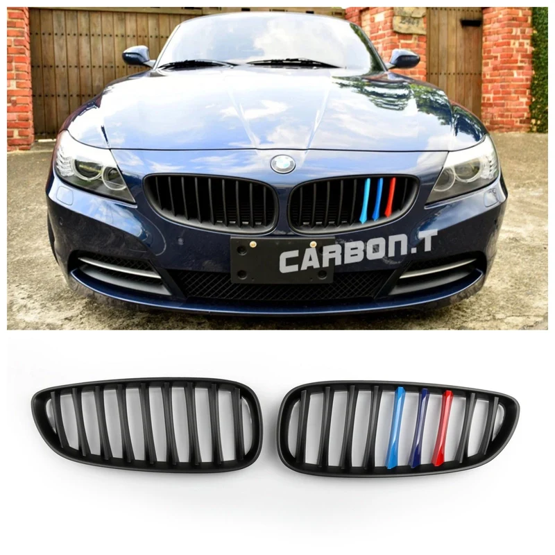 Calandre avant noir mat BMW E89 Z4 2009-2016 2 pièces