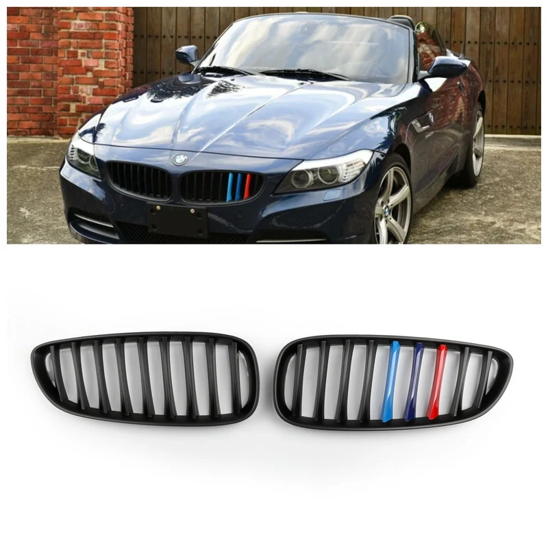 Calandre avant noir mat BMW E89 Z4 2009-2016 2 pièces