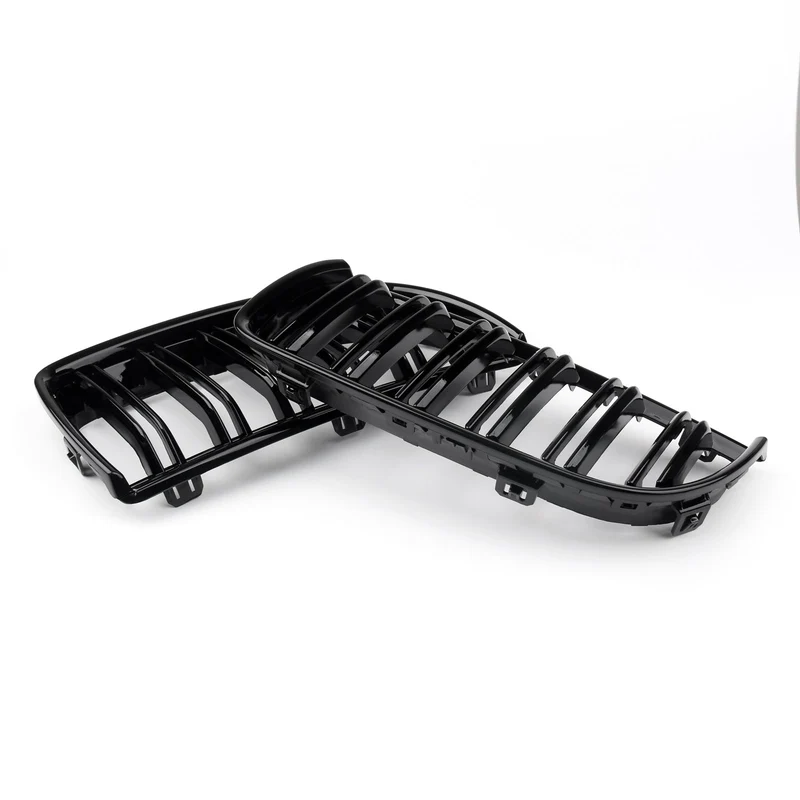 Calandre Avant Double Lame Noir Brillant BMW E90 Berline Wagon 2004-2007