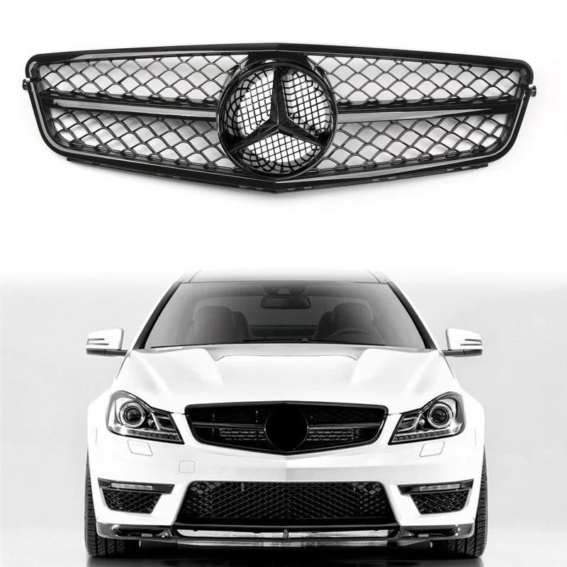 Calandre Noire Brillante Mercedes W204 Classe C Style C300 C350