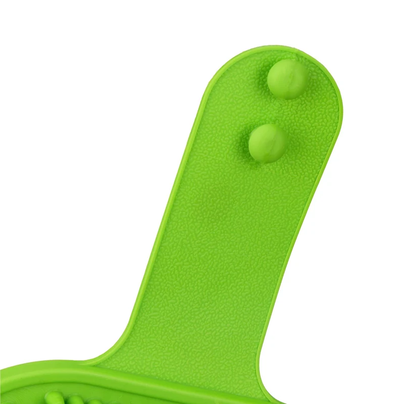 Lot de 3 brosses pour animaux de compagnie 26 x 12,5 cm pelage brillant effet massage en TPR vert 13_0012862