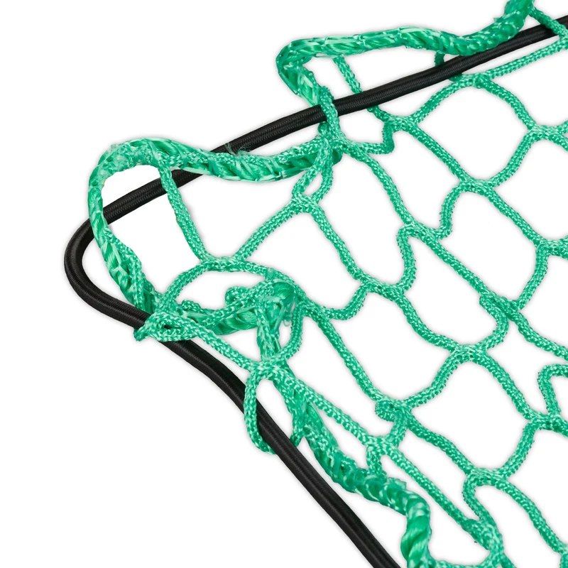 Filet de protection pour remorque 2 x 3 m cordage flexible sécurité renforcée usage polyvalent en polyester vert 13_0015439