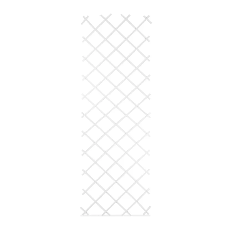 Lot de 3 treillis extensible pour plantes grimpantes balcon jardin 250 x 120 cm en plastique vert 13_0011751