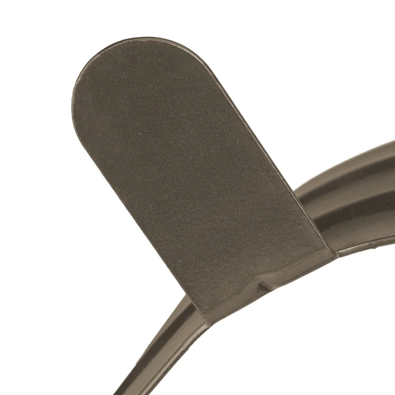 Porte-tuyau d’arrosage avec robinet autonome jardin 25 x 15 cm pour un arrosage facile en acier brun 13_0009339