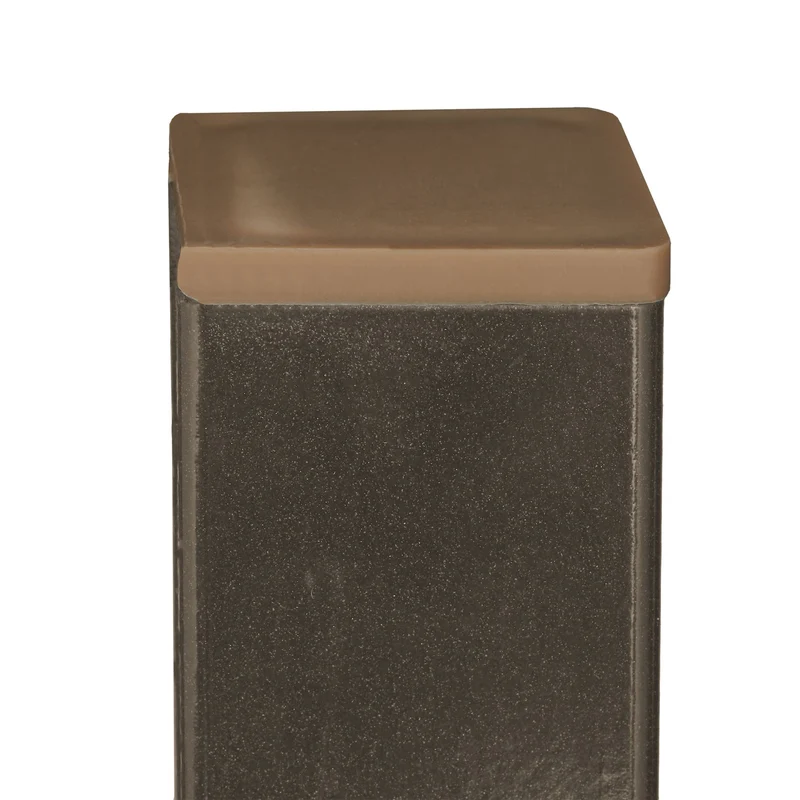 Porte-tuyau d’arrosage avec robinet autonome jardin 25 x 15 cm pour un arrosage facile en acier brun 13_0009339