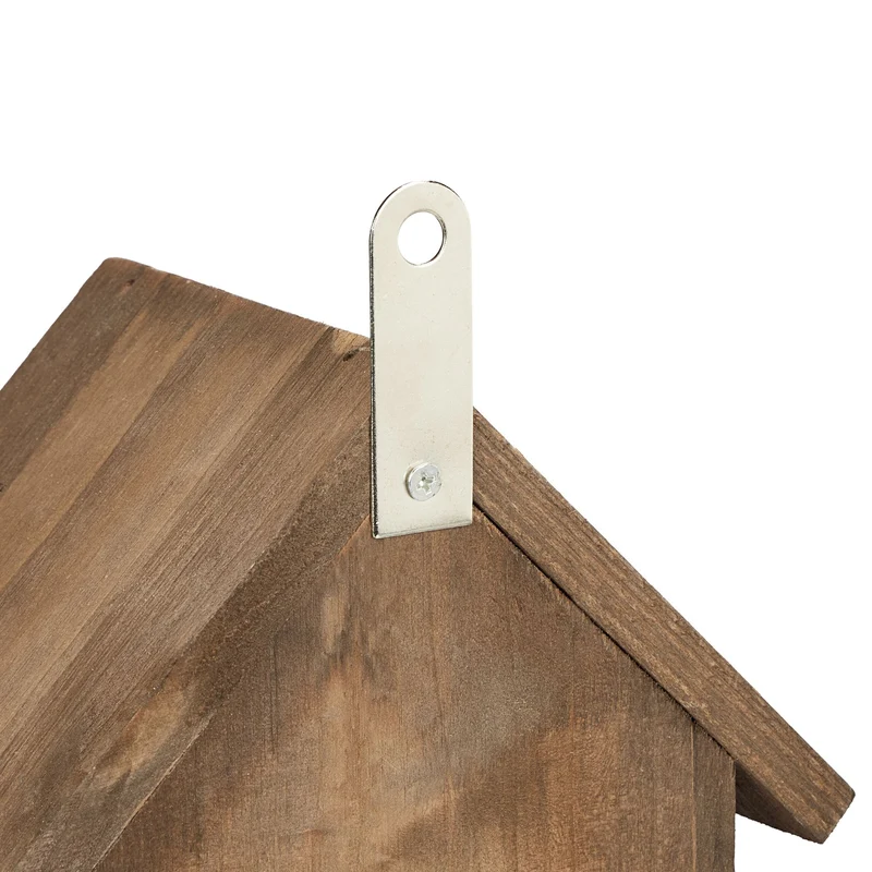 Hôtel à insectes abri suspendu jardin ouverture facile 25 x 15 x 10 cm en bois naturel 13_0015269
